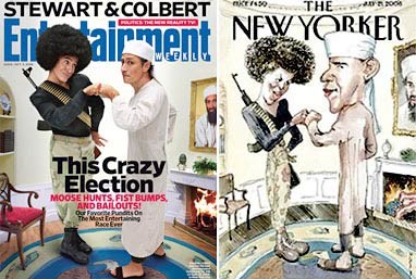 Entertainment Weekly, Obama, Stewart, Colbert