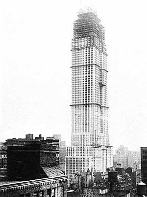 Bau des Empire State Building, AP