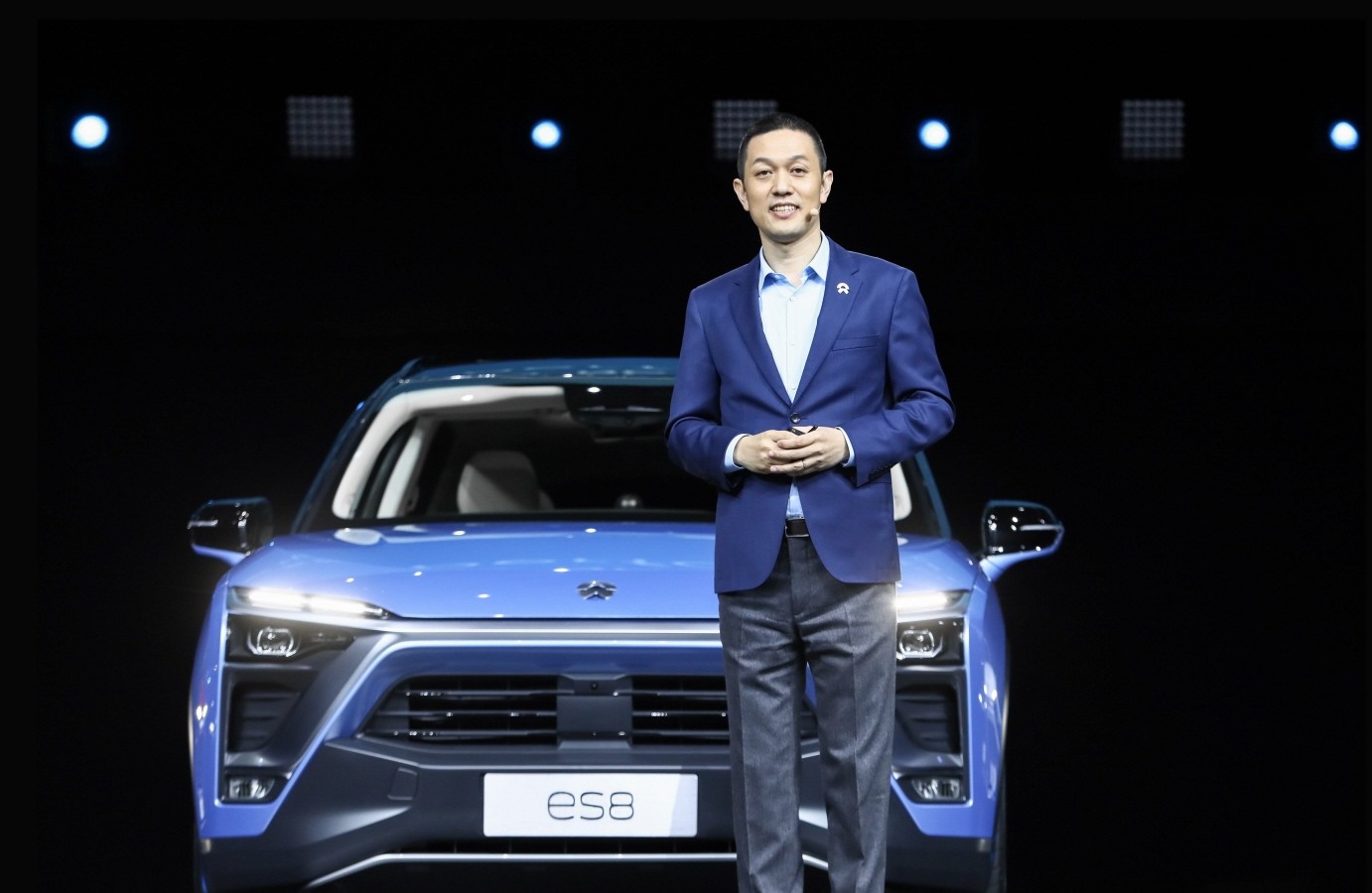 BEIJING, CHINA - DECEMBER 16: William Li Bin, founder and chief executive officer of China s electric vehicle (EV) maker