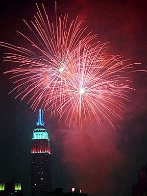 Feuerwerk am Unabhängigkeitstag 2000, AP