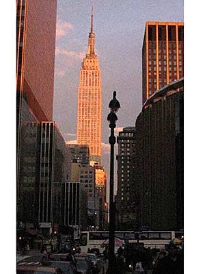 Empire State Building im Abendlicht, AP