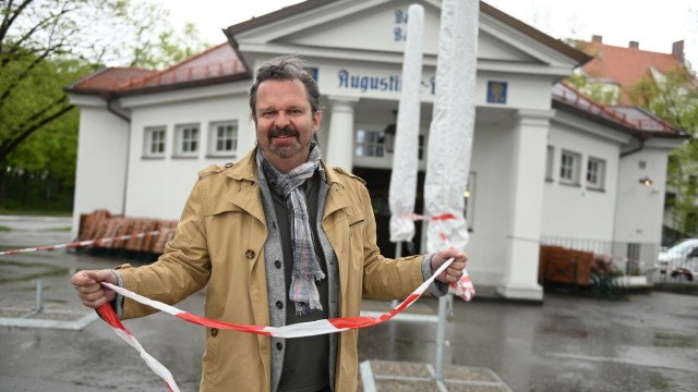 Coronavirus in München: Wirt Christian Lehner vom Bad am Bavariaring hofft, bald wieder öffnen zu können.