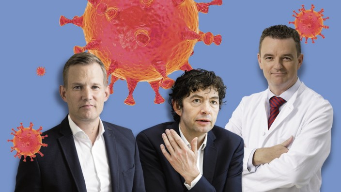 Coronavirus: Virologen Hendrik Streeck, Christian Drosten und Clemens Wendtner