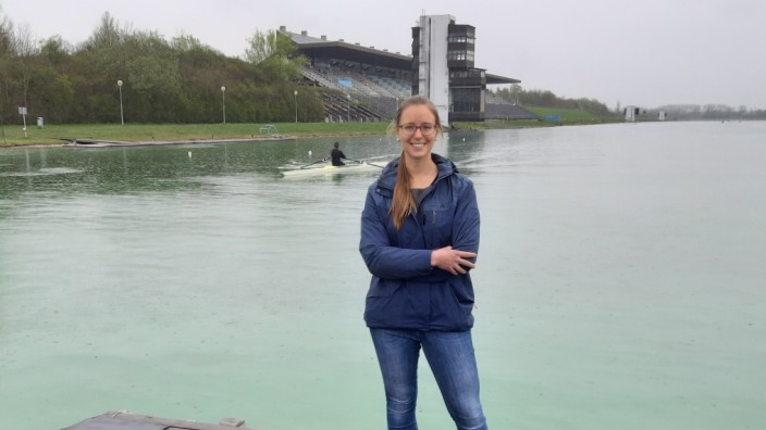 SZ-Aktion "Coaches' Challenge": Ihr zweites Zuhause: Inga Rose an der Olympischen Ruderregattastrecke in Oberschleißheim.