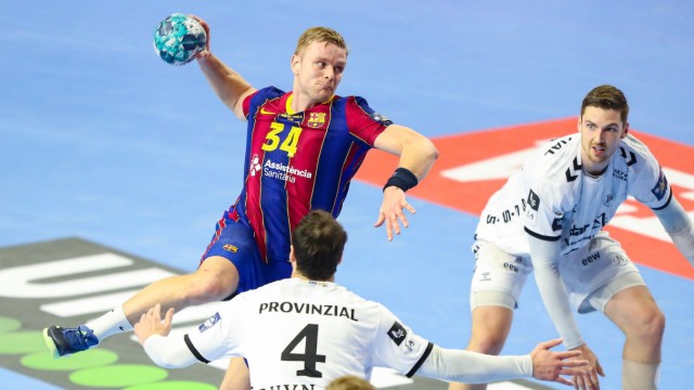 Aron Palmarsson (FC Barcelone) HANDBALL : FC Barcelone Handball Vs THW Kiel - Velux EHF Champions League - Final 4 - Fi; Aron Palmarsson, Barcelona gegen Kiel