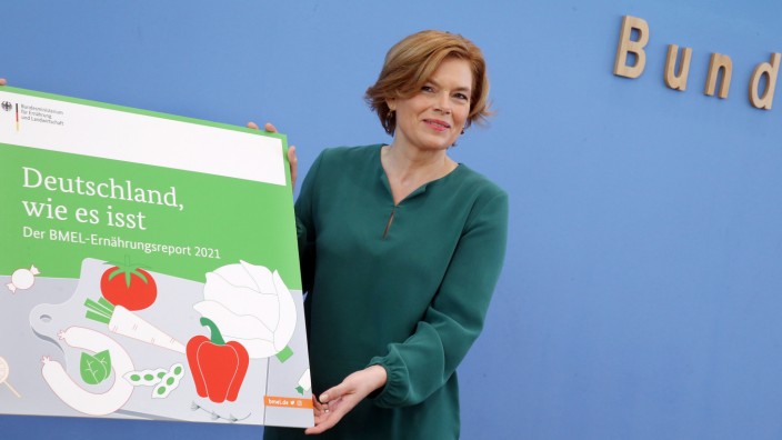 Bundesernährungsministerin Julia Klöckner stellte am Mittwoch in Berlin den Ernährungsreport vor.
