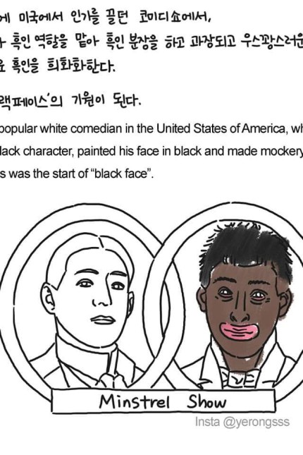Illustrationen: Südkorea ist eine sehr homogene Gesellschaft, Menschen anderer Hautfarbe fallen auf und werden oft angestarrt: eine Zeichnung von Go Ye-sung.