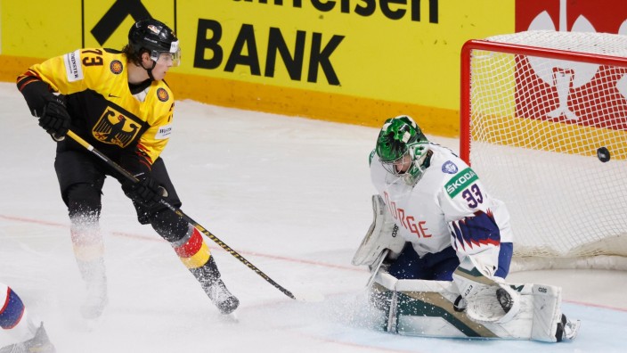 IIHF World Ice Hockey Championship 2021 - Group B - Norway v Germany