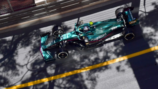 Formula 1 2021: Monaco GP CIRCUIT DE MONACO, MONACO - MAY 20: Sebastian Vettel, Aston Martin AMR21 during the Monaco GP