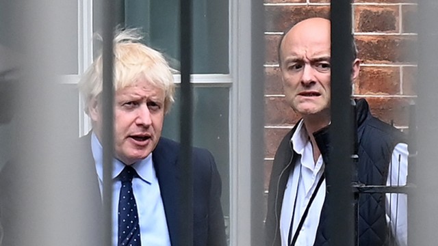 Großbritannien: Boris Johnson und sein früherer Berater Dominic Cummings waren mal enge Vertraute. Das ist lange vorbei.