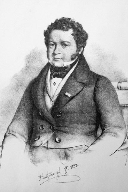Baron Simon von Eichthal, Lithografie, Franz Hanfstaengl, 1832