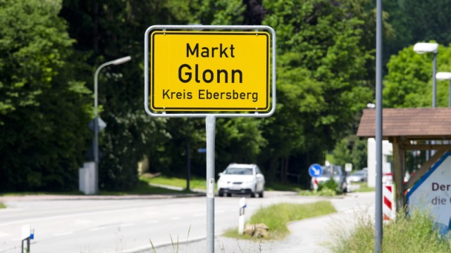 Ortsschild Gemeinde Glonn