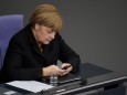 Bundeskanzlerin Angela Merkel im Deutschen Bundestag