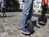Illustration picture shows a monowheel vehicle after a press conference of BIVV IBSR Belgian institu