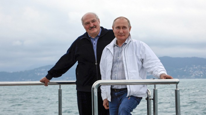 Belarussischer Präsident Lukaschenko in Russland