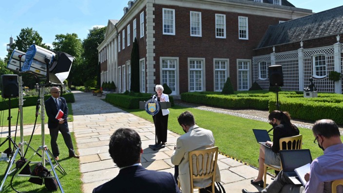 Konzerne: Historischer Moment in London: Auch US-Finanzministerin Janet Yellen begrüßt die G7-Einigung auf eine globale Mindeststeuer.