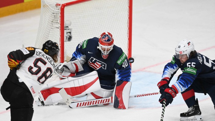 Eishockey-WM: Knapp vorbei an Bronze: Markus Eisenschmid im Spiel gegen die USA.