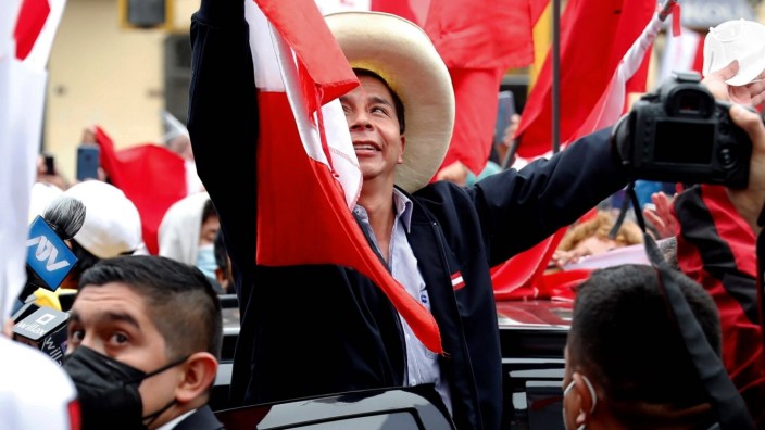 Pedro Castillo / Präsidentenwahl in Peru