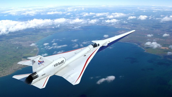 October 9, 2019 - U.S. - This artist s concept s X-59 QueSST (short for Quiet SuperSonic Technology) is an experimental