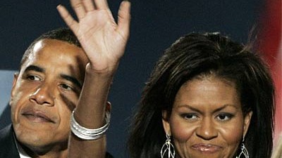 Obamas Personalplan: Power-Paar: Barack Obama und seine Ehefrau Michelle.