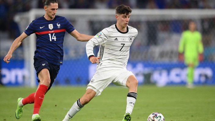 Fußball-EM 2021: Kai Havertz zeigte gegen Frankreich nicht sein allerbestes Spiel.