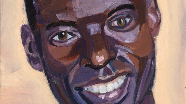George W. Bush als Maler: Auch den burundischen Langstreckenläufer Gilbert Tuhabonye hat Bush porträtiert.