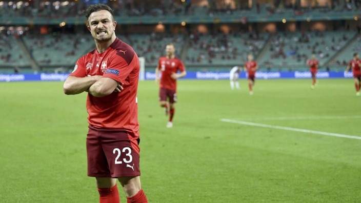 Fußball-EM: Xherdan Shaqiri: Mit der Schweiz im Achtelfinale