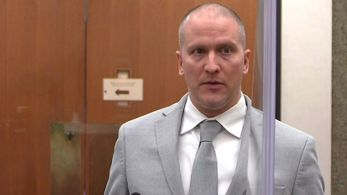 Former Minneapolis police officer Derek Chauvin is sentenced after being found guilty of the murder of George Floyd