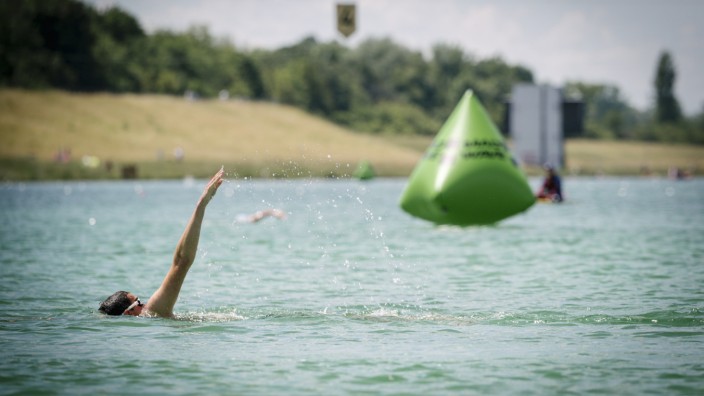 12tes Langstrecken Schwimmen im Regattabecken in Oberschleißheim