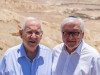 Bundespräsident Frank-Walter Steinmeier und Israels Präsident Reuven Rivlin besichtigen in der Negev Wüste das Zin-Tal im Awdad Nationalpark an der Grabstätte des Gründers des Staates Israels, David Ben-Gurion.