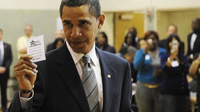 US-Wahl: Obama gegen McCain: Barack Obama hat gewählt - ihm werden es rekordverdächtig viele Amerikaner gleichtun.
