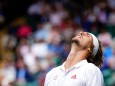 Mandatory Credit: Photo by Shutterstock (12196118fl) Alexander Zverev during his fourth round match Wimbledon Tennis Ch