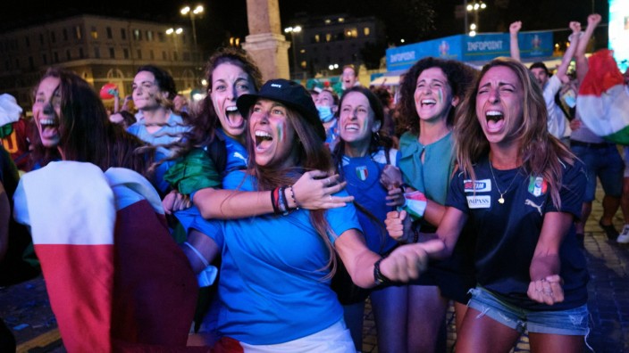 Photo Mauro Scrobogna /LaPresse July 11, 2021& xa0; Rome, Italy Soccer EURO 2020 - Italy Vs England final In the photo: