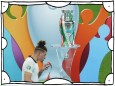 London, England, 11th July 2021. Kalvin Phillips of England removes his loosers medal during the UEFA EURO, EM, Europam