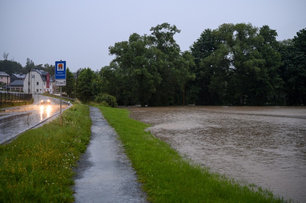 Hochwasser in Oberfranken