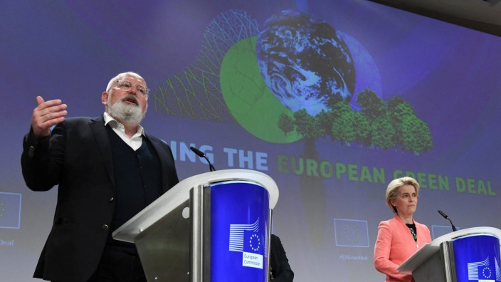 Klimagipfel: Die EU als Musterschüler beim Klimaschutz? Nichts weniger versprechen "Klimakommissar" Frans Timmermans und Kommissionspräsidentin Ursula von der Leyen.