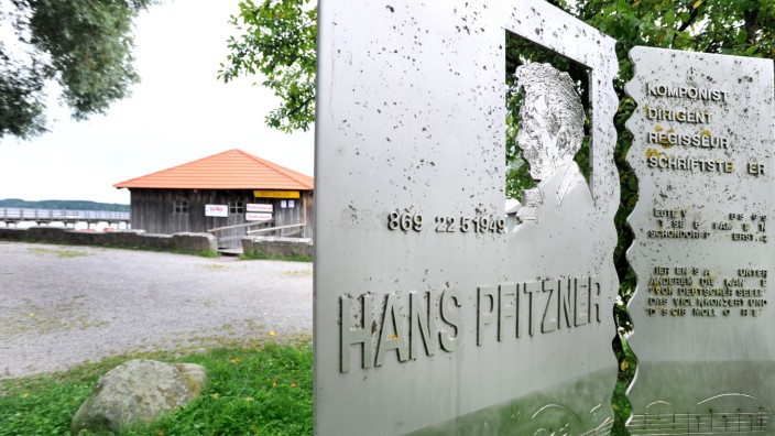 Schondorf: Seeanlagen Hans Pfitzner Denkmal