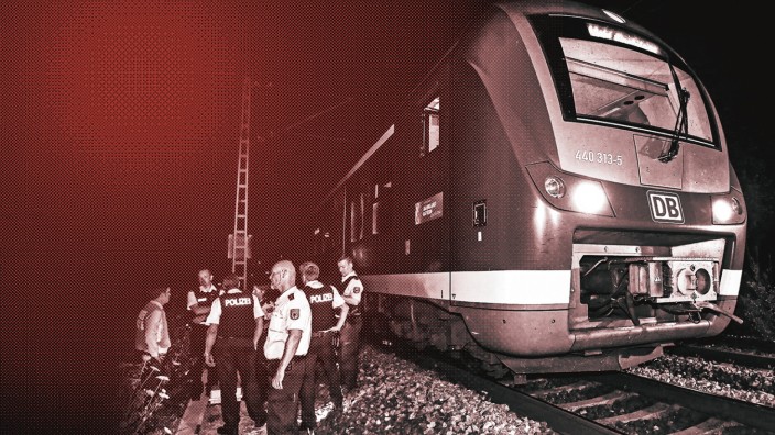 Würzburg: Der Regionalzug 58130 war einer der Tatorte des Axtangriffs, den ein 17-Jähriger verübt hat. Auf seiner Flucht verletzte er eine weitere Frau schwer.