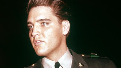Elvis in Deutschland: Elvis Presley als Soldat in Friedberg.