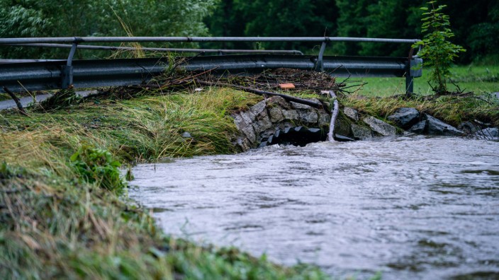 Hochwasser im Landkreis Hof