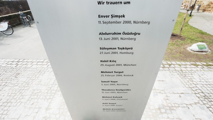 Nuremburg Unveils Memorial To NSU Murder Victims