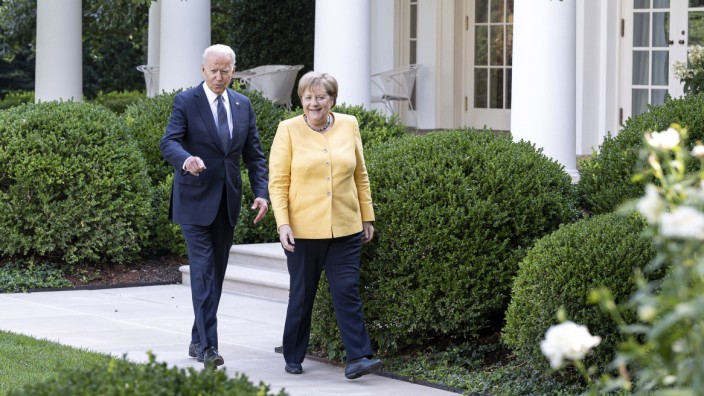 President Biden Hosts Visiting German Chancellor Merkel At The White House