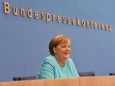 Chancellor Angela Merkel Holds A Press Conference