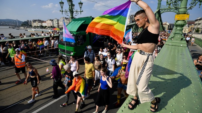Budapest Pride march