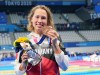 Olympia 2021 in Tokio 2020: Schwimmerin Sarah Köhler mit der Bronzemedaille