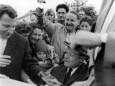 Willy Brandt auf Wahlkampfreise durch Deutschland