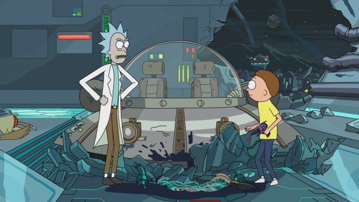 "Rick and Morty" auf Sky und Netflix: Still aus einer Folge Rick and Morty
