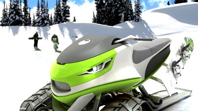 Studie: Snow-Mobil: Ein Schneemobil der anderen Art - modern, gewagt und ansprechend