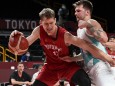 Olympia 2021: Basketballer Moritz Wagner gegen Luka Doncic