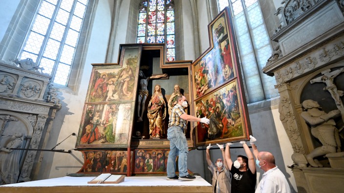 Crailsheimer Altar mit möglichem Albrecht Dürer Bild